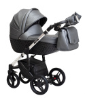 EUFORIA Premium Black 3w1 Paradise Baby wózek wielofunkcyjny z fotelikiem KITE 0-13kg Polski Produkt - kolor 08