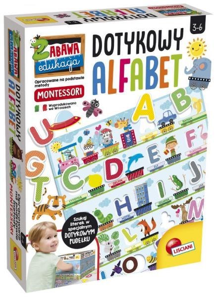 Montessori Dotykowy alfabet PL72446 LISCIANI