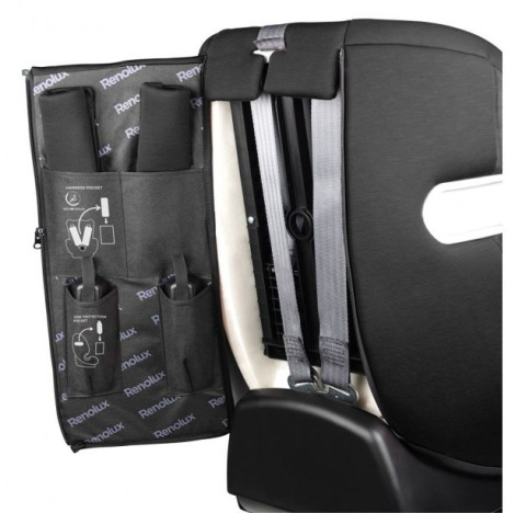 OLYMP Renolux 9-36 kg i-Size 76-150 cm 3* ADAC fotelik samochodowy z IsoFix (wiek ok. 15 miesięcy - 12 lat) - Passion