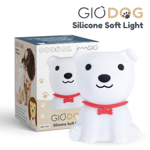 InnoGIO Silikonowa Lampka nocna GIOdog GIO-125