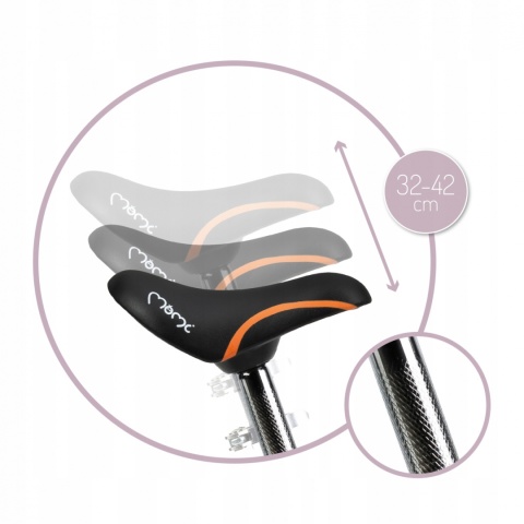 MoMi MOOV Rowerek biegowy magnezowa rama 2,8 kg - Pomarańczowy