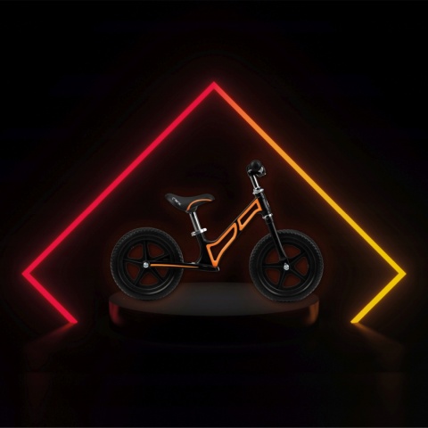 MoMi MOOV Rowerek biegowy magnezowa rama 2,8 kg - Pomarańczowy