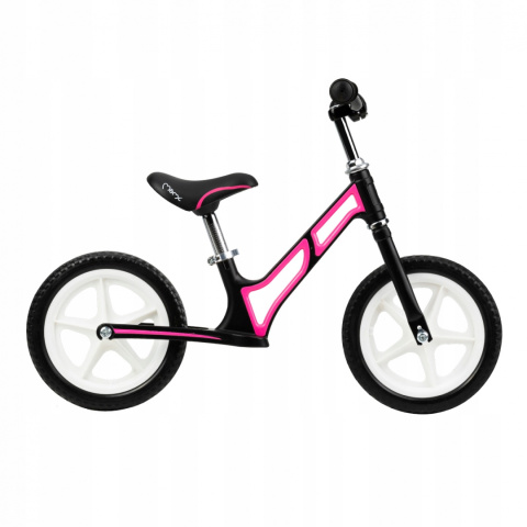 MoMi MOOV Rowerek biegowy magnezowa rama 2,8 kg - Różowy