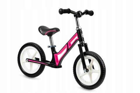 MoMi MOOV Rowerek biegowy magnezowa rama 2,8 kg - Różowy