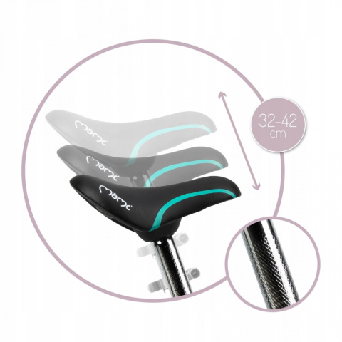 MoMi MOOV Rowerek biegowy magnezowa rama 2,8 kg - Turkusowy