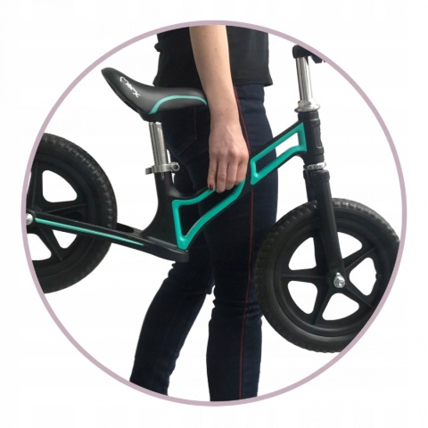 MoMi MOOV Rowerek biegowy magnezowa rama 2,8 kg - Turkusowy