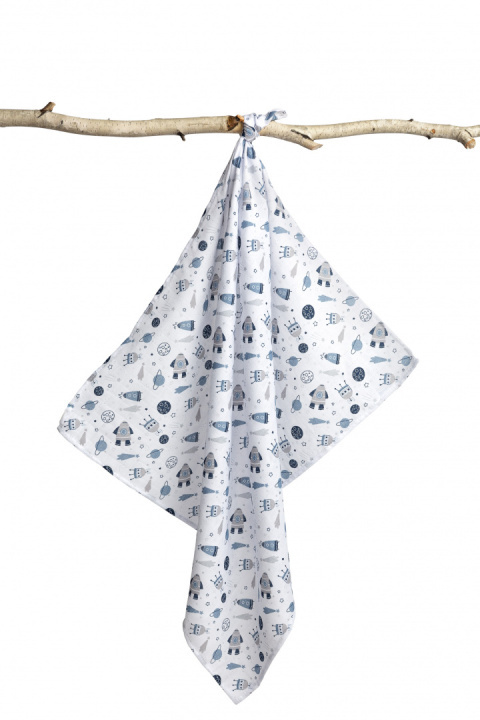 Pielucha muślinowa Sensillo 70x80cm - KOSMOS