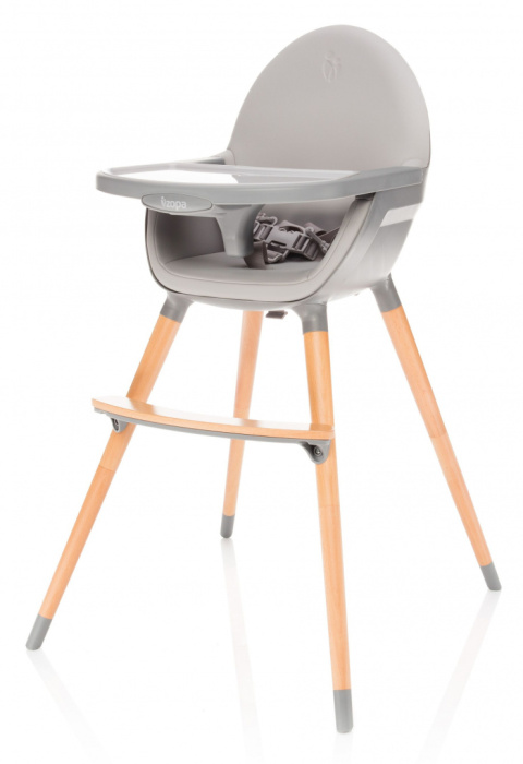 DOLCE Zopa krzesełko do karmienia dla dzieci od 6 miesiąca do 15 kg - Dove Grey/Grey