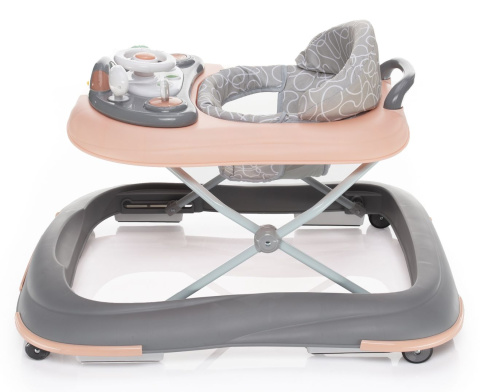 Fiesta Zopa 6m+ chodzik interaktywny - Grey/Pink
