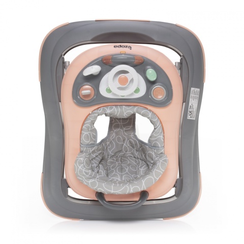 Fiesta Zopa 6m+ chodzik interaktywny - Grey/Pink