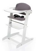 GROW-UP Zopa krzesełko do karmienia dla dzieci od 6 miesiąca do 60 kg - White