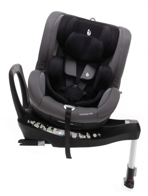 Voyager 360 i-Size Zopa 0-20 kg do 105 cm dziecięcy fotelik samochodowy z IsoFix - Froggy Grey