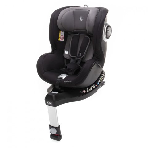 Voyager 360 i-Size Zopa 0-20 kg do 105 cm dziecięcy fotelik samochodowy z IsoFix - Night Black
