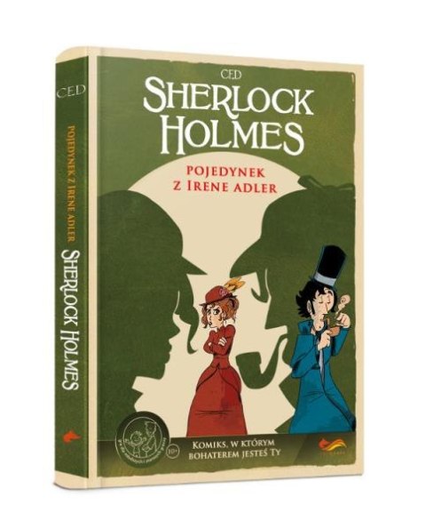 Książka Sherlock Holmes. Pojedynek z Irene Adler Komiks Paragrafowy