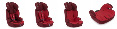Sparrow Sesttino 9-36 kg fotelik samochodowy do 12 roku życia - Red