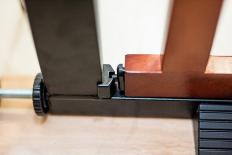 Smart Wood Zopa Regulowana drewniana bramka 75-82 cm, z rozszerzeniem 89-96 cm - Cherry/Black