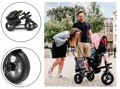 Tris Lionelo rowerek trójkołowy 1,5-5 lat do 25kg - green lime