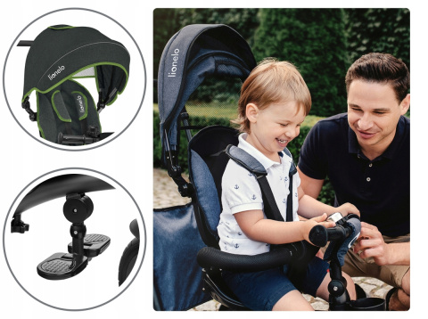 Tris Lionelo rowerek trójkołowy 1,5-5 lat do 25kg - green lime