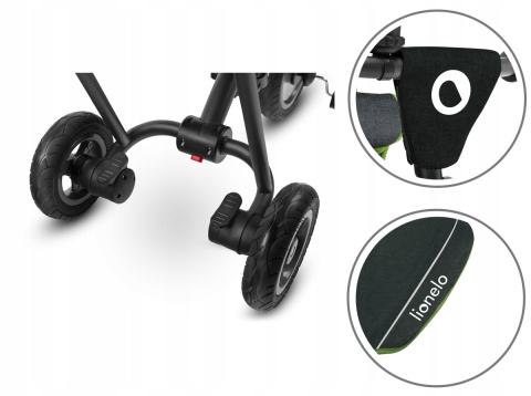 Tris Lionelo rowerek trójkołowy 1,5-5 lat do 25kg - green lime