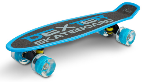 Deskorolka fiszka Toyz zestaw kasku ochraniaczy - DEXTER BLUE