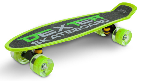Deskorolka fiszka Toyz zestaw kasku ochraniaczy - DEXTER GREEN