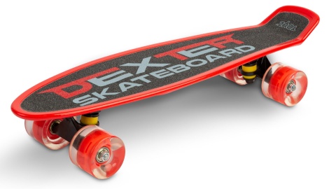 Deskorolka fiszka Toyz zestaw kasku ochraniaczy - DEXTER RED
