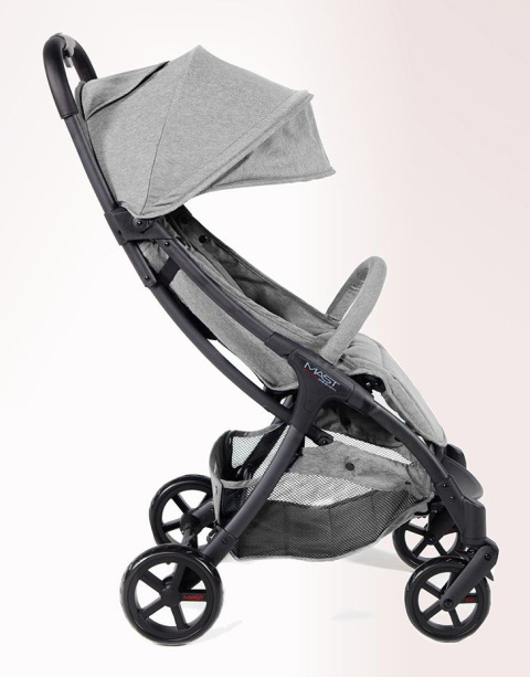 M2 MAST Swiss Design wózek spacerowy waży tylko 5.95 kg - Light Grey