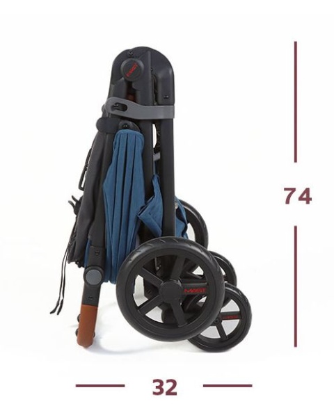 M4 MAST Swiss Design wózek spacerowy do 22 kg, waży tylko 8 kg - Animalier