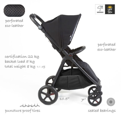 M4 MAST Swiss Design wózek spacerowy do 22 kg, waży tylko 8 kg - Animalier