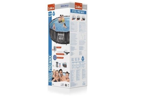 Basen Ogrodowy Stelażowy 366 x 100 cm Bestway 5614X