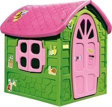 Domek Zestaw Ogrodowy Duży Dom dla Dzieci 5075 Zielono-Różowy