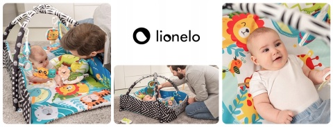 ANIKA Plus Lionelo mata edukacyjna 2w1 z funkcją kojca - Multicolor