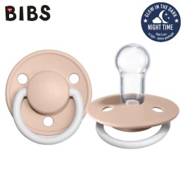 BIBS DE LUX BLUSH NIGHT Smoczek uspokajający silikonowy ONE SIZE