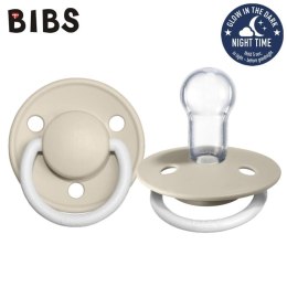 BIBS DE LUX VANILLA NIGHT Smoczek uspokajający silikonowy ONE SIZE