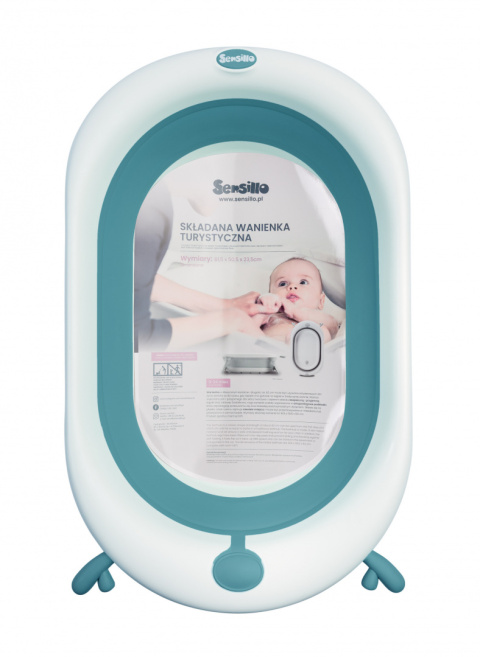 Sensillo turystyczna składana wanienka - NAVY