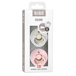 BIBS COLOUR 2-PACK HAZE & BLOSSOM S Smoczek uspokajający kauczuk Hevea