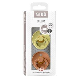 BIBS COLOUR 2-PACK MEADOW & EARTH M Smoczek uspokajający kauczuk Hevea