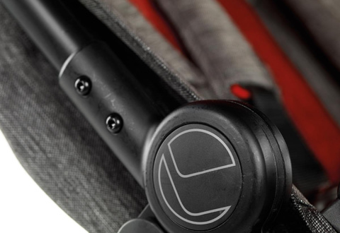 TWINLINK Jane wózek dziecięcy bliźniaczy jeden obok drugiego T34 JET BLACK