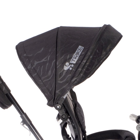 ROCKET Lorelli Bertoni rowerek trójkołowy dla dzieci od 18 m+ do 5 lat max 20 kg, funkcja Balance Bike - Black