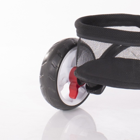 ROCKET Lorelli Bertoni rowerek trójkołowy dla dzieci od 18 m+ do 5 lat max 20 kg, funkcja Balance Bike - Black