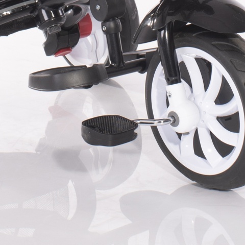 ROCKET Lorelli Bertoni rowerek trójkołowy dla dzieci od 18 m+ do 5 lat max 20 kg, funkcja Balance Bike - Black