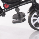ROCKET Lorelli Bertoni rowerek trójkołowy dla dzieci od 18 m+ do 5 lat max 20 kg, funkcja Balance Bike - Black