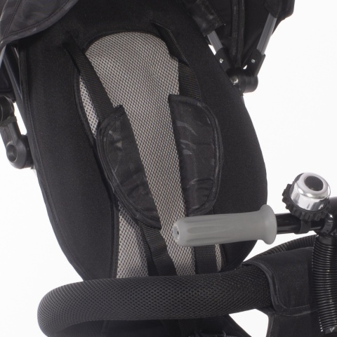 ROCKET Lorelli Bertoni rowerek trójkołowy dla dzieci od 18 m+ do 5 lat max 20 kg, funkcja Balance Bike - Black