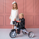 ROCKET Lorelli Bertoni rowerek trójkołowy dla dzieci od 18 m+ do 5 lat max 20 kg, funkcja Balance Bike - Black