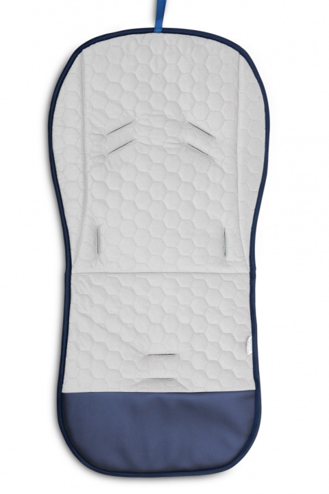 Sensillo Kolorowa Wkładka Velvet do wózka - GRANATOWY LISKI