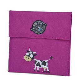 Carl Oscar Pack'n'Snack Sandwich Bag torebka termiczna na kanapki Purple - Cow