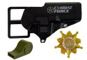 Zestaw Policyjny Pistolet 20cm Odznaka Gwizdek Kabura Efekty Świetlne Dźwięk