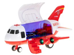 Transporter samolot armatka wodna + 2 auta straż pożarna