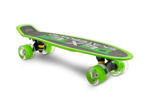 Deskorolka fiszka Toyz zestaw kasku ochraniaczy - DEXTER GREEN