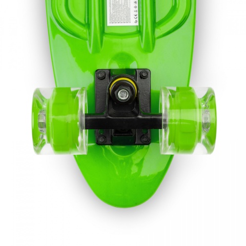 Deskorolka fiszka Toyz zestaw kasku ochraniaczy - DEXTER GREEN